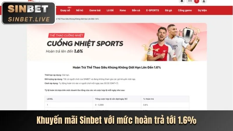 Hoàn Trả Thể Thao & Casino Cao Cấp ty88